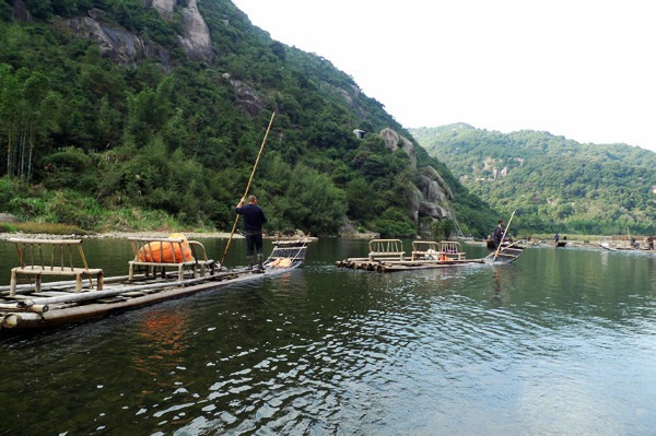 2012秋游福建杨家溪风景区漂流