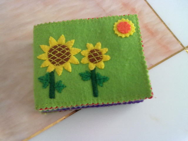 &卓羲妈妈手工作品& 宝宝布书