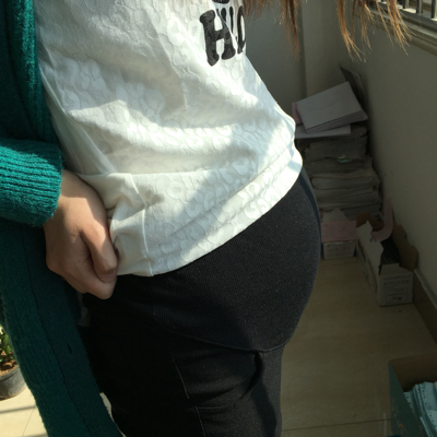 怀孕22周晒肚子图图片